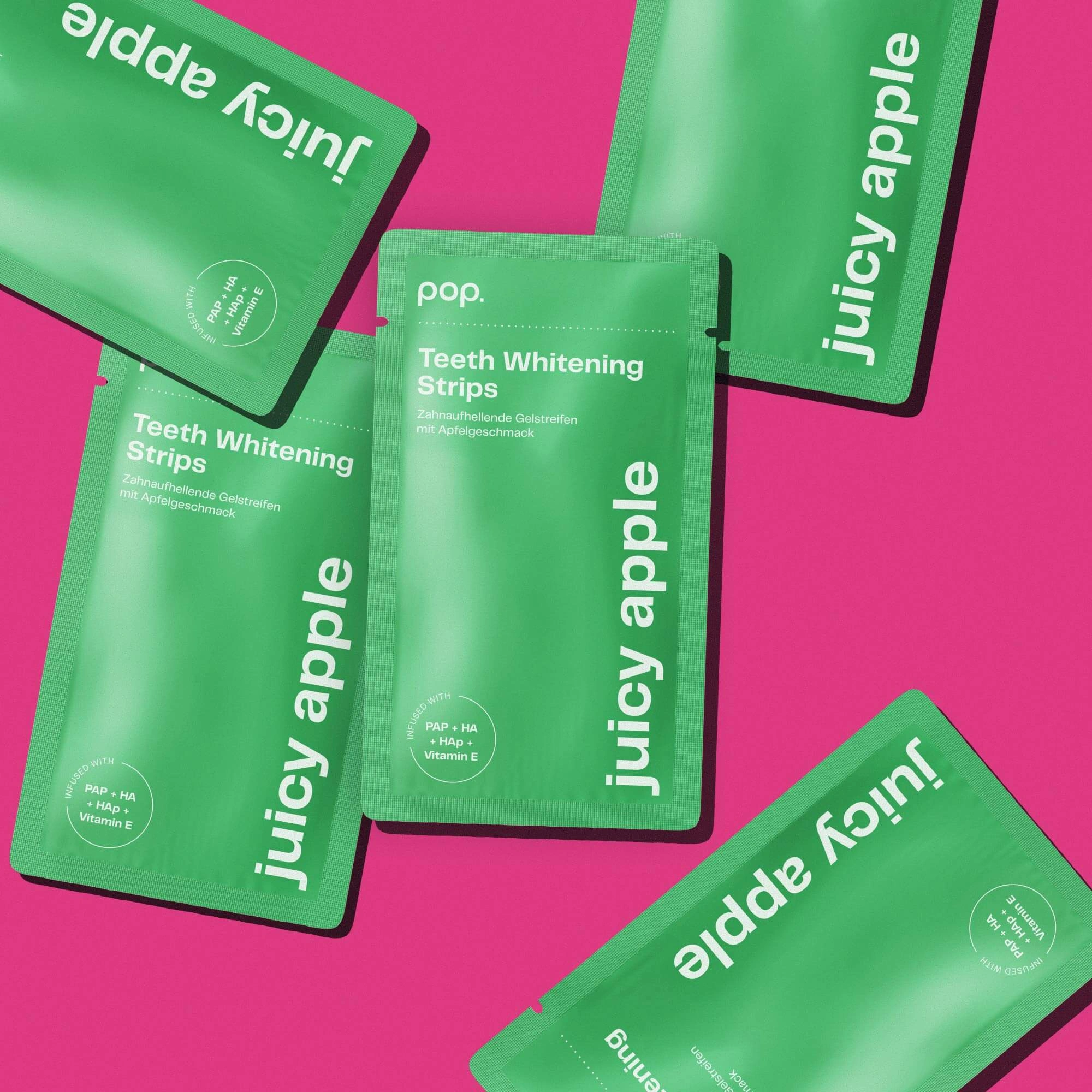 Pop "Juicy Apple" Teeth Whitening Strips - Image 6